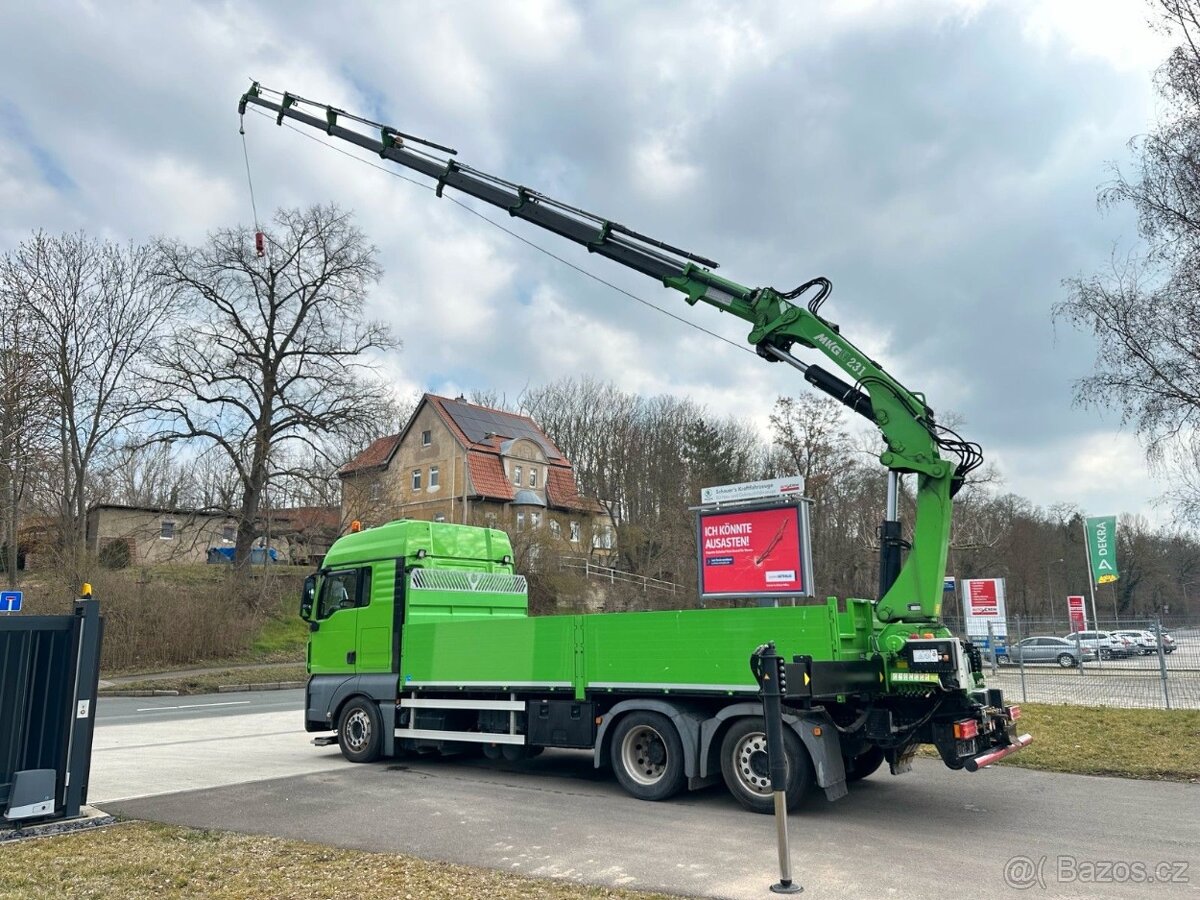 MAN TGX 26.440 - 6x2 – Valník + HR-MKG 231 – EURO 6
