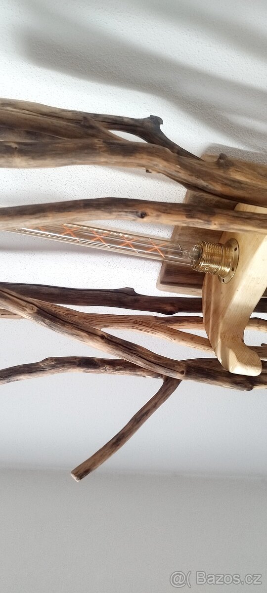 Luster z naplaveného dreva - 4