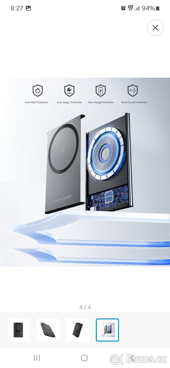 Bezkontaktní powerbanka bezdrátová - 4