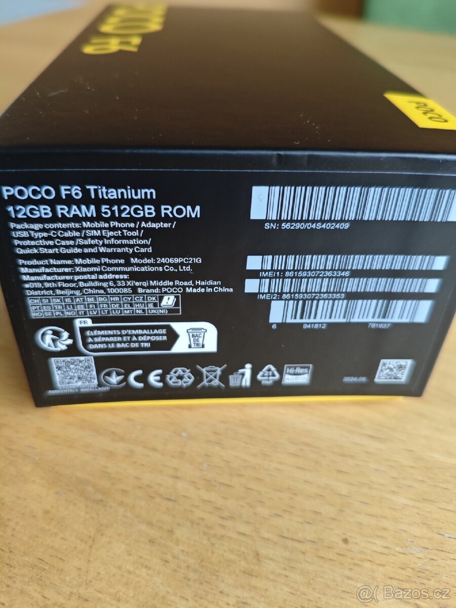 Prodám nové Xiaomi Poco F6 12GB RAM,512 GB ROM - 4