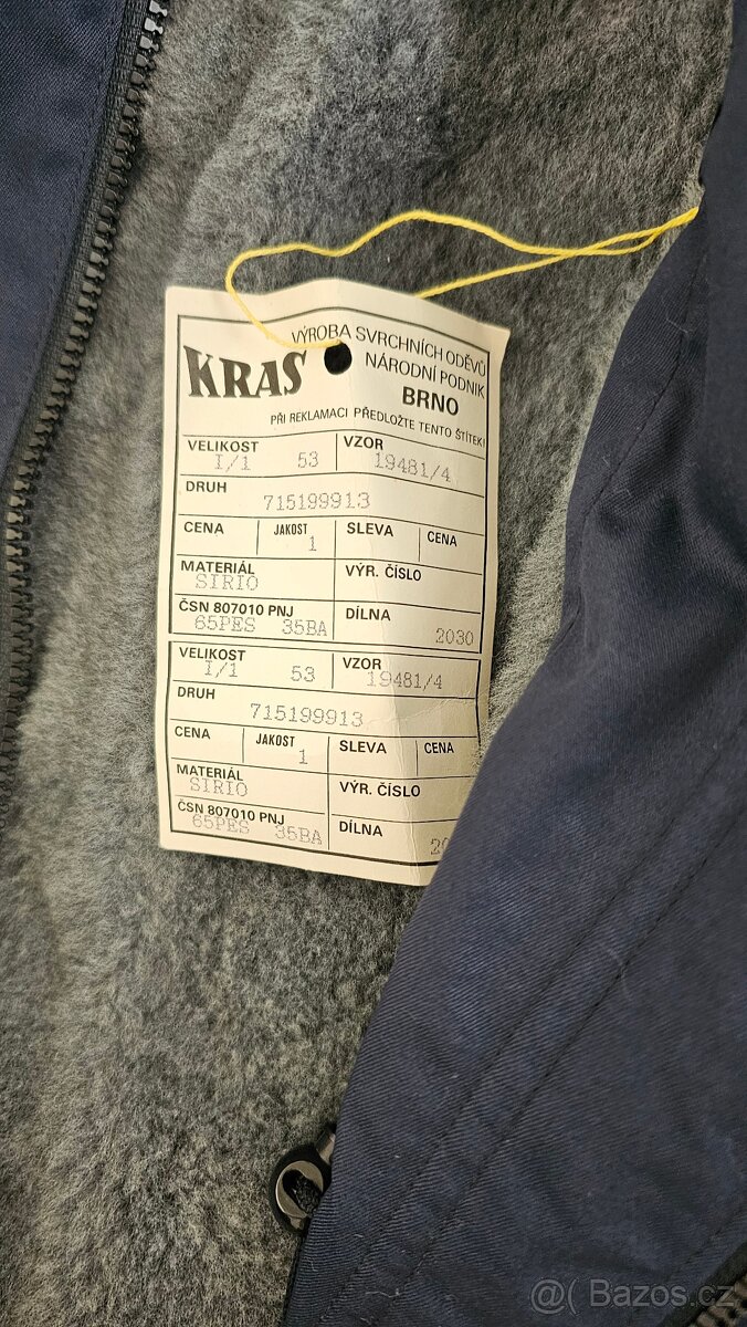 Zimní kabát Vězeňská služba - vel. 53 - 4