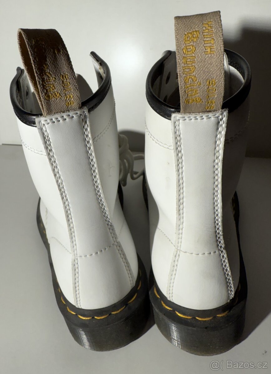 Dr. Martens VEGAN – bílé (vel. 37) - 4