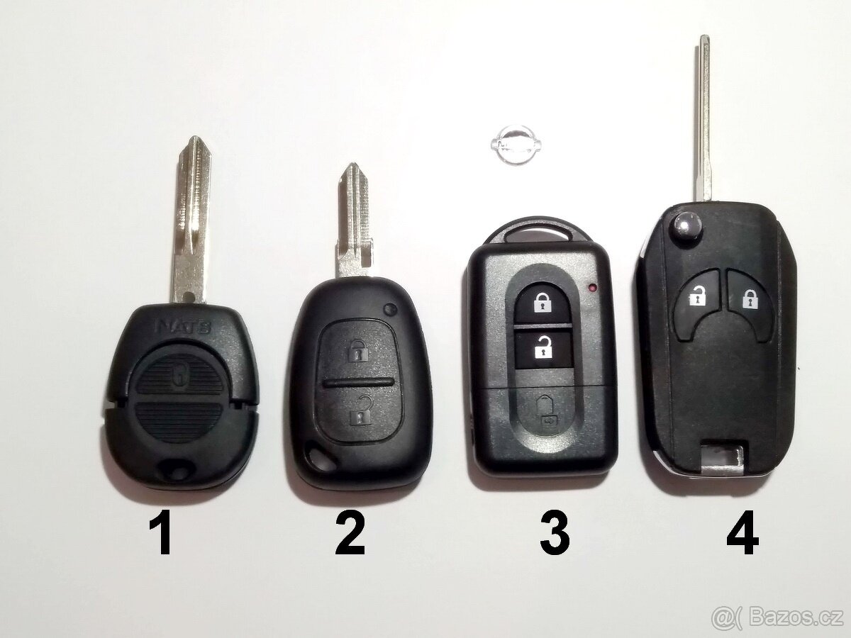 Nissan_chevrolet_Opel autoklíč obal klíče - 4