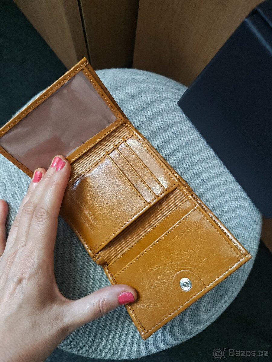 Malá kožená peněženka - 4
