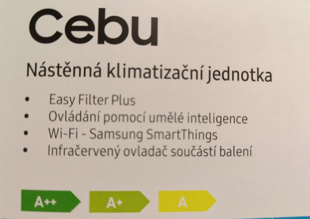 Klimatizace Samsung Cebu 3,5kw/3,5kw - 4