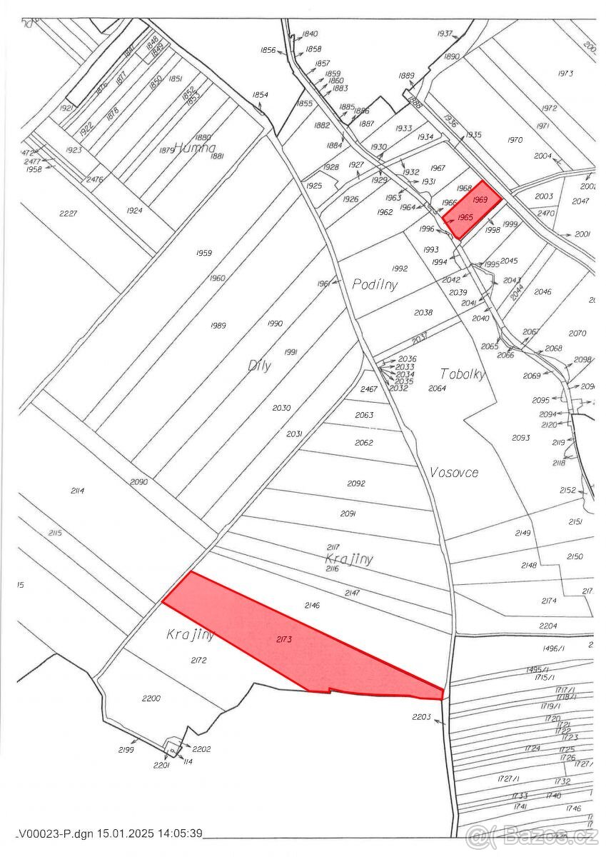 Zemědělská půda, prodej, Vlastiboř, Tábor - 4