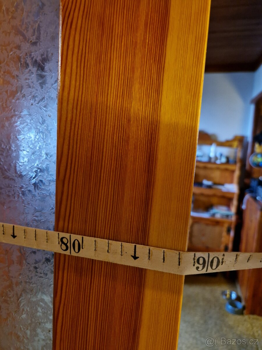 šoupací dřevěné dveře - 4