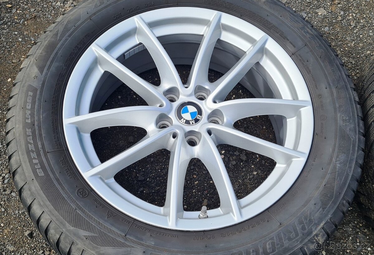 Orig. Alu kola BMW X3, X4 5x112 Bridgestone 225/60R18, 7mm - 4