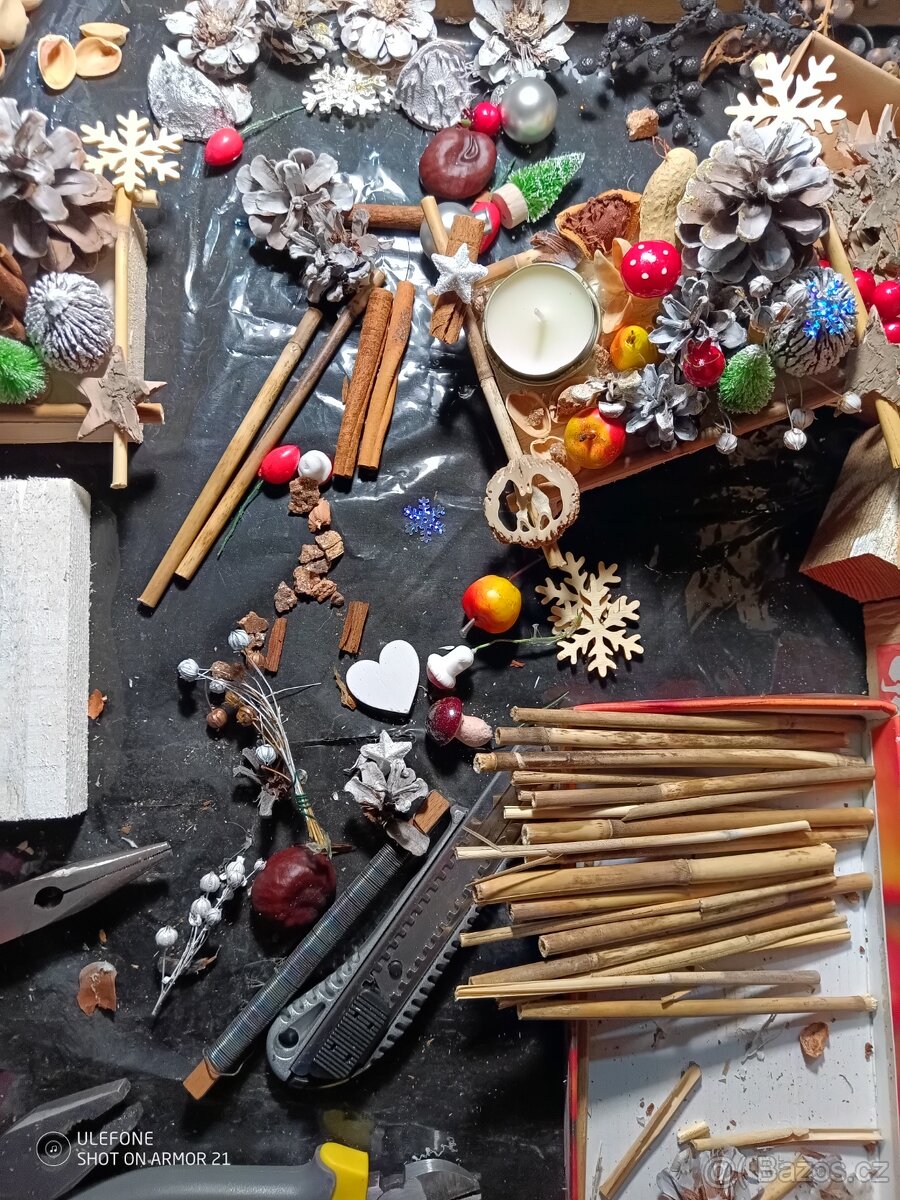 Vánoční svícen na čajovou svíčku - 4