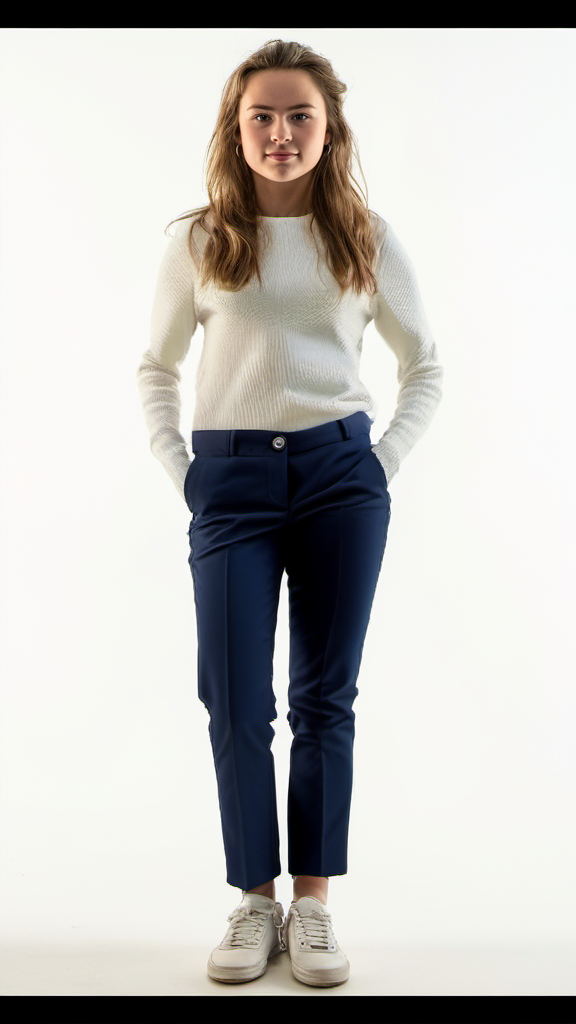 Bezove kalhoty Michael Kors/Halenka H&M - 4