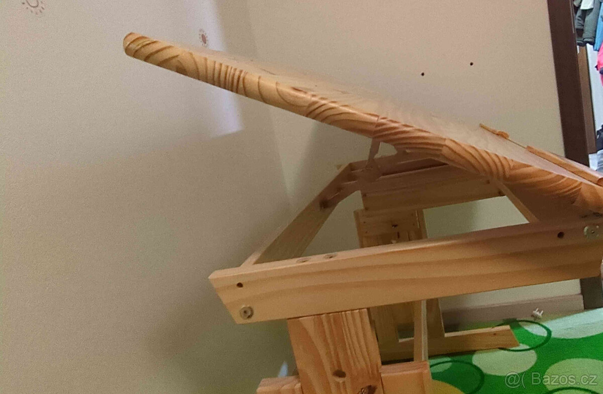 Rostoucí dětský psací stůl JULIA + šuplíková komoda Nils HAL - 4