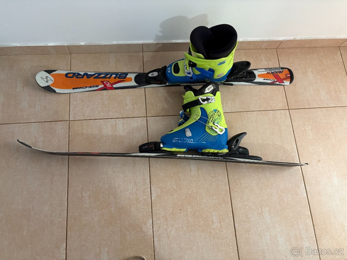 Dětské lyže Blizzard 110 cm + lyžáky - 4