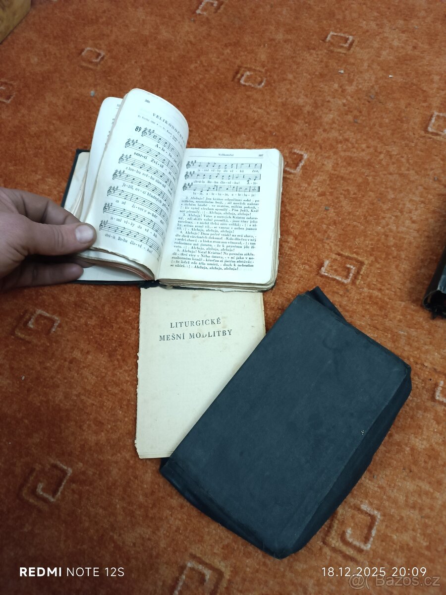 Kancionál, modlitby, misál, zpěvník - 4