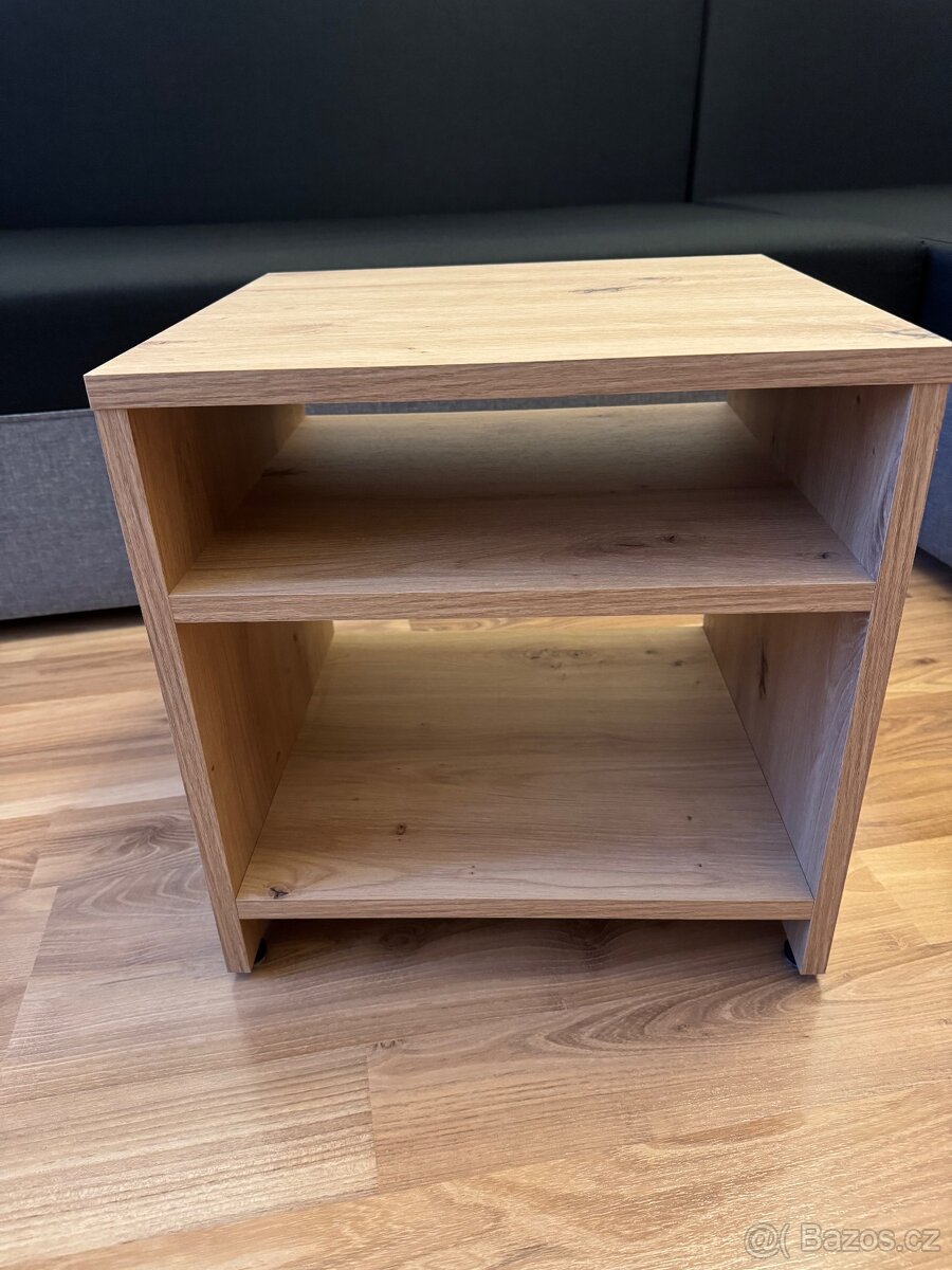 Odkládací stolek dub Artisan - 4
