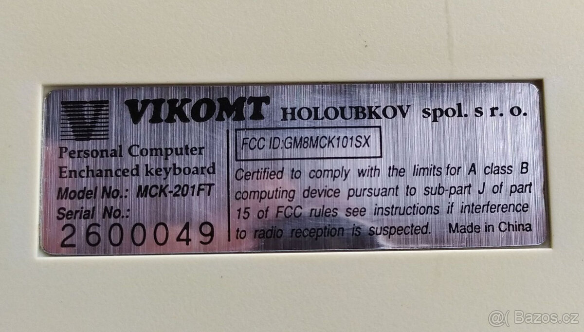 Klavesnice MCK-201FT - VIKOMT Holoubky - Rarita - 4