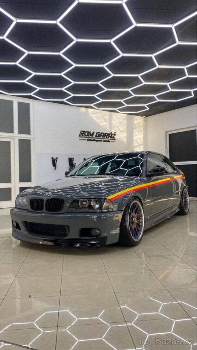 Lipo spoiler pod nárazník na BMW E46 M technik nárazníky - 4