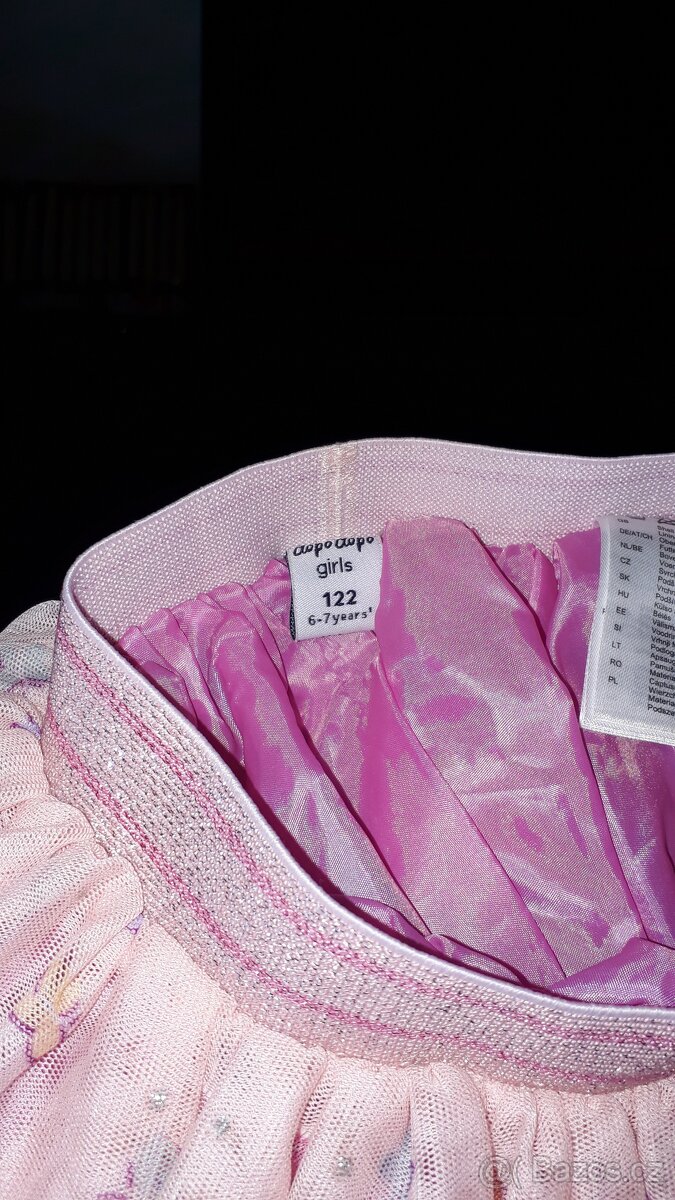 3x sukně vel.122 - 4