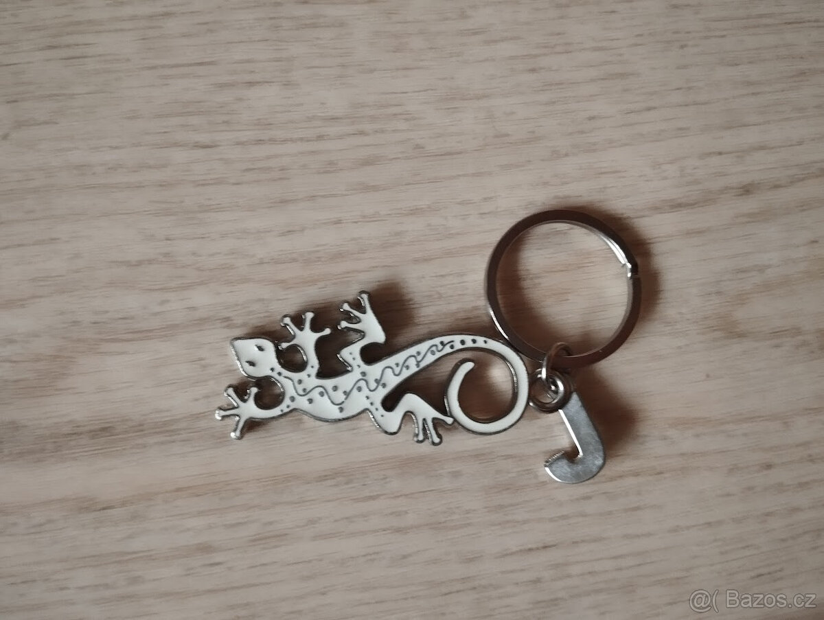 Přívěšek ještěrka 2× (Mallorca a písmenko "J"),ostatní - 4