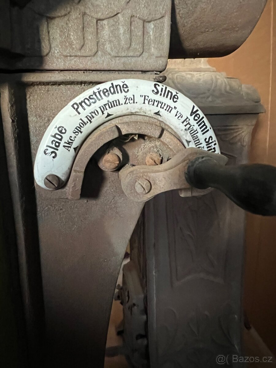 Starožitná litinová kamna Premiér 30 Ferrum Friedland - 4