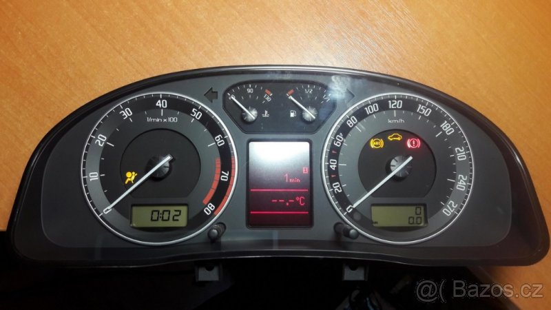 Budíky Superb 1, maxidot, 3U0920842B, ÚPLNĚ NOVÉ - 4