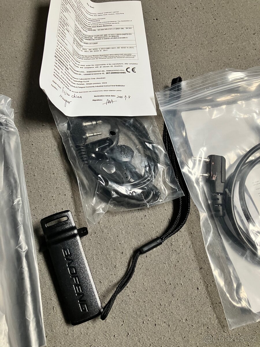 Prodám Baofeng UV-5R (USB-C) + program. kabel - 4