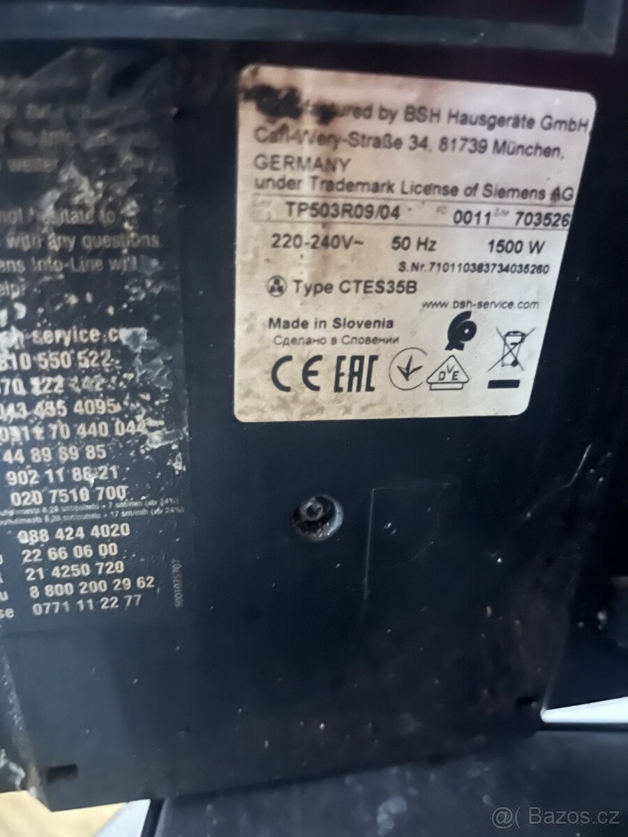 Siemens Automaticky kávovar - 4