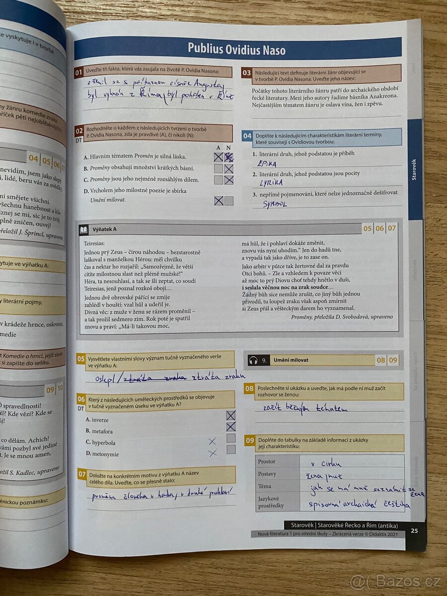 Pracovní sešit do literatury - 4