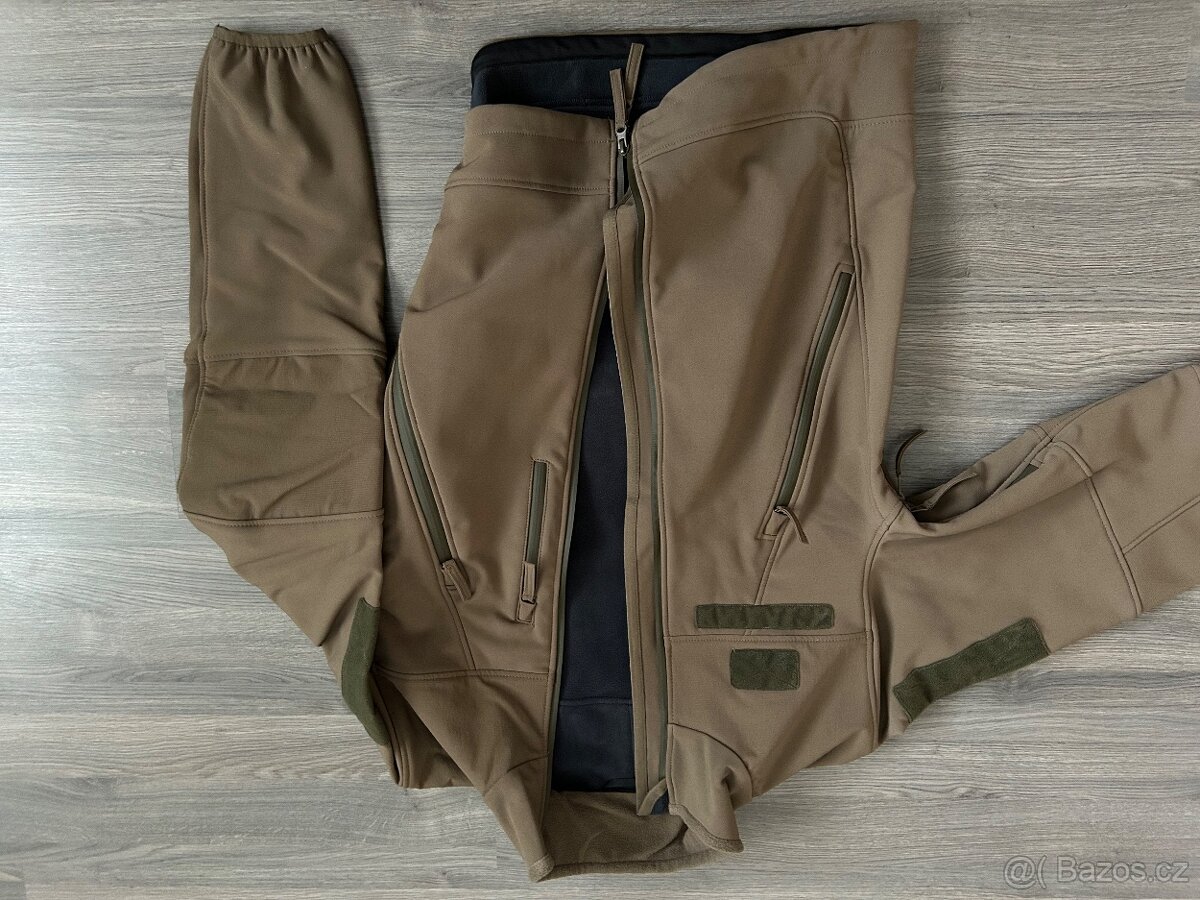 Softshell bunda vojenská - 4