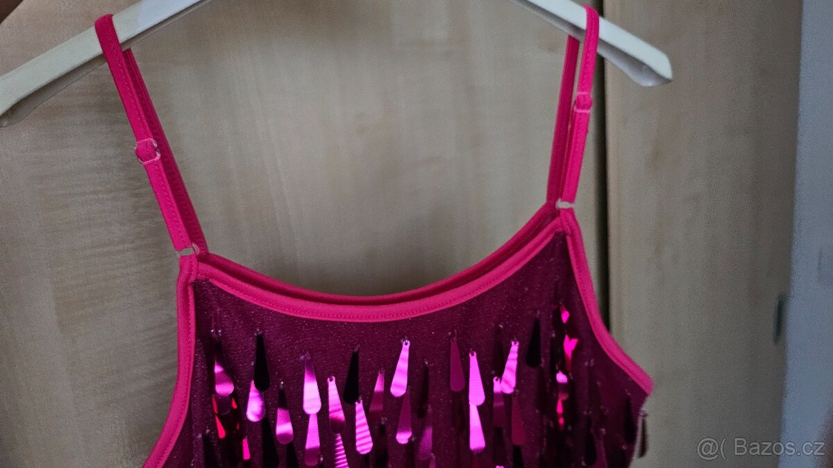 Dívčí taneční šaty Lolanta vel.160 - 4