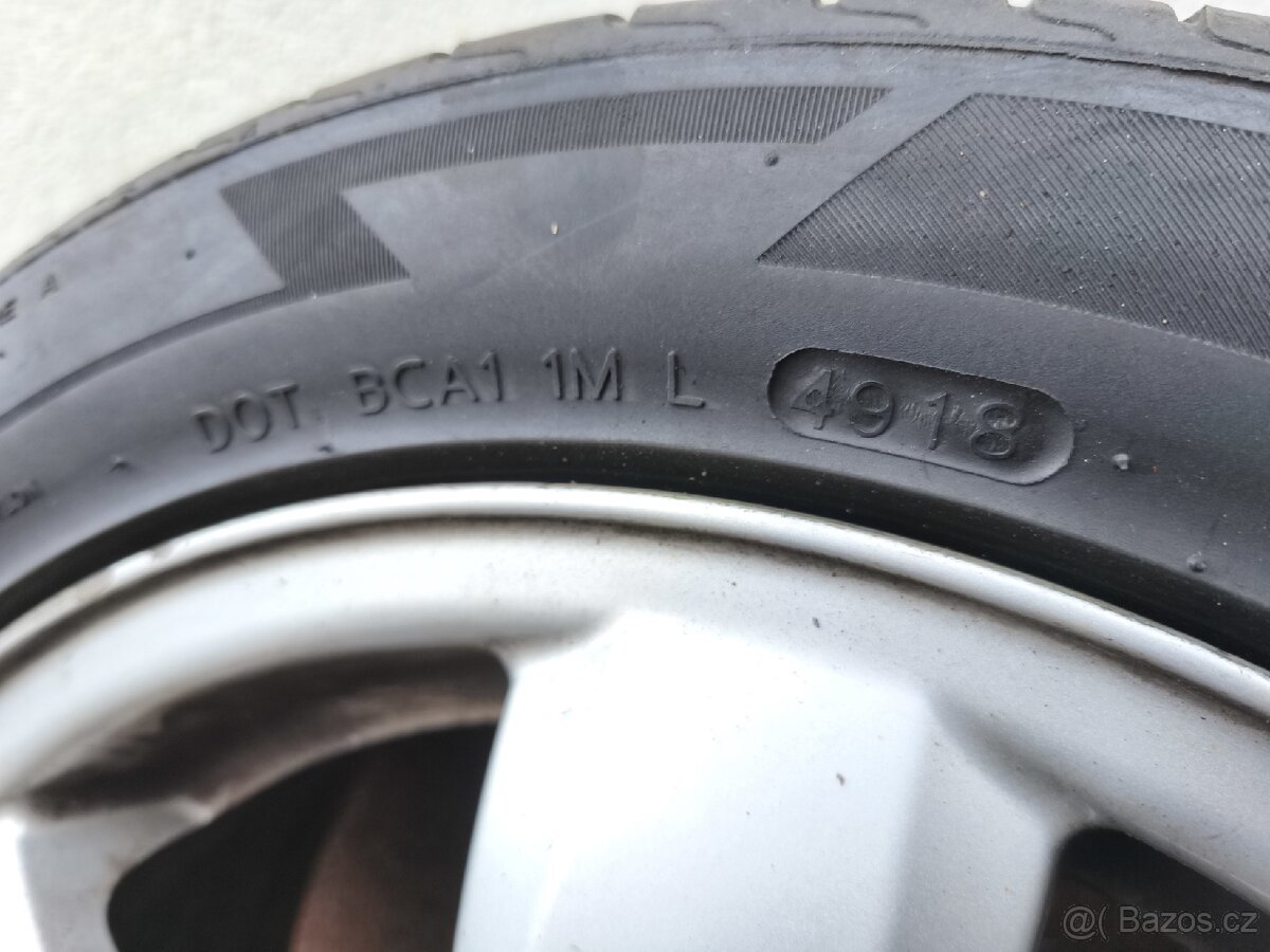 ALU kola R15 Škoda Fabia (5x100) + pneu - 4