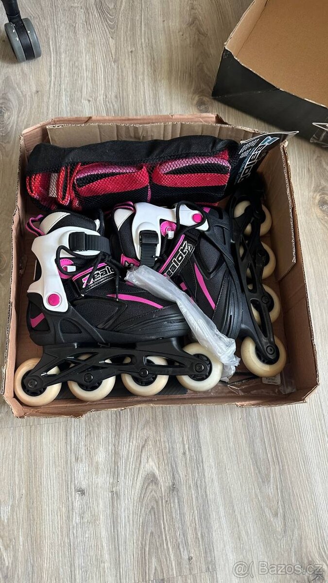 Dětské kolečkové brusle Zealot (vel. 32–35) - 4