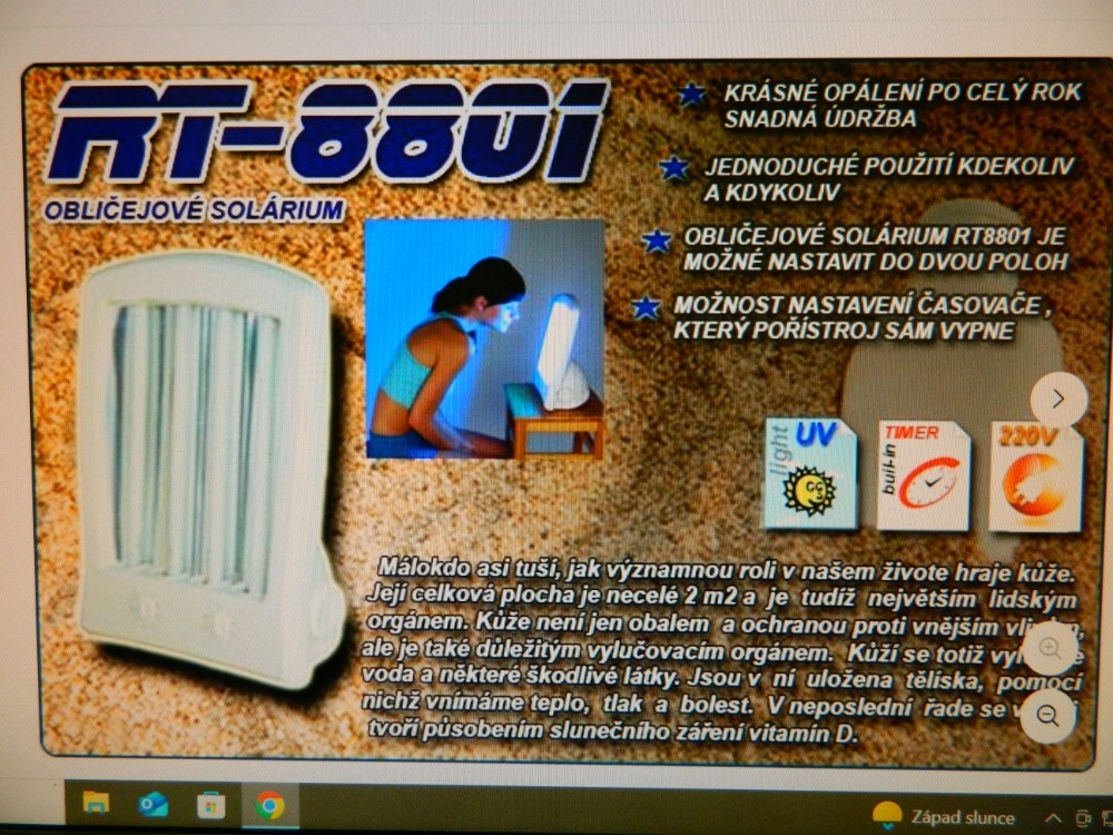 Obličejové solárium - 4