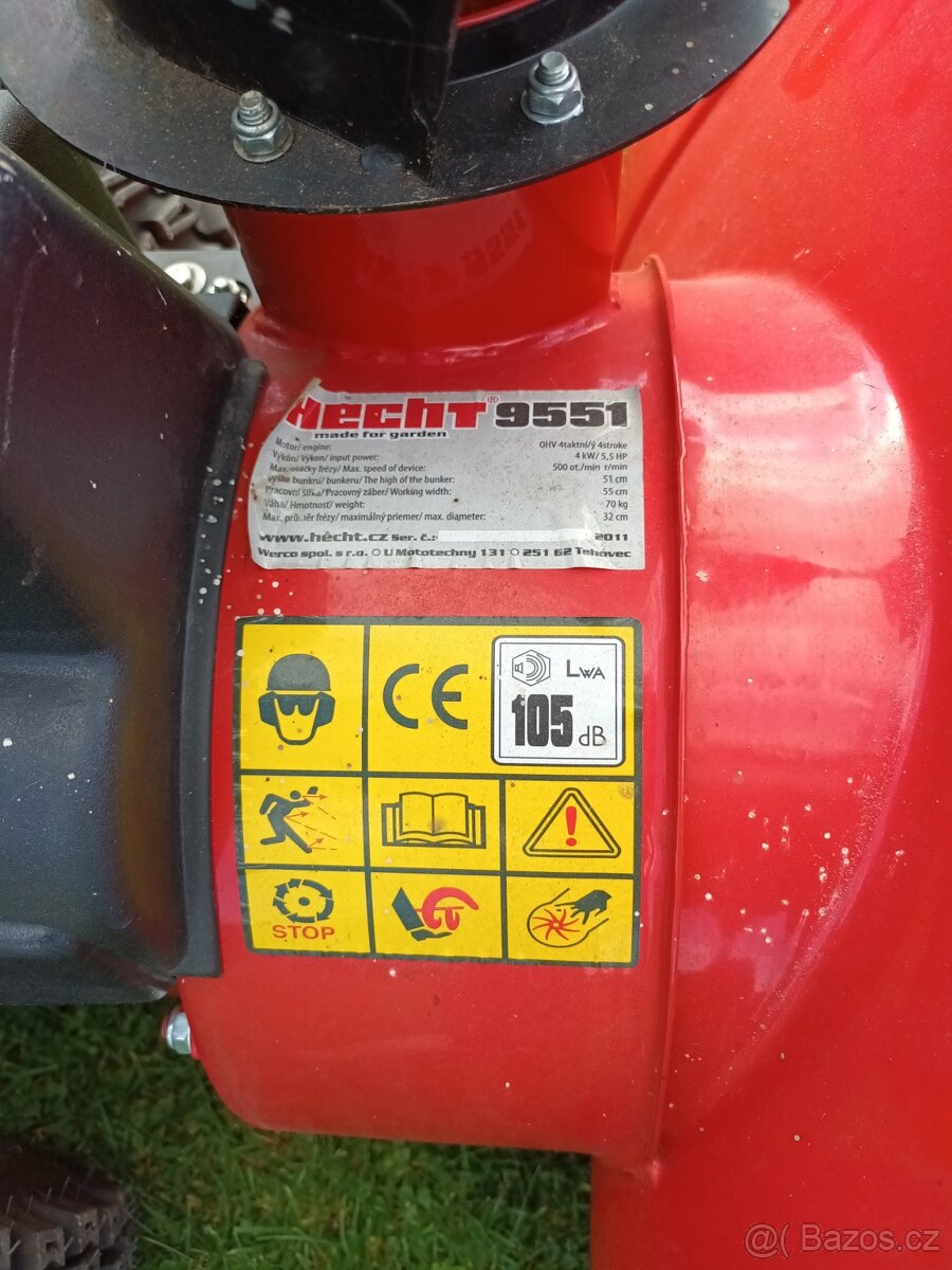 Prodám sněhovou frézu HECHT - 4