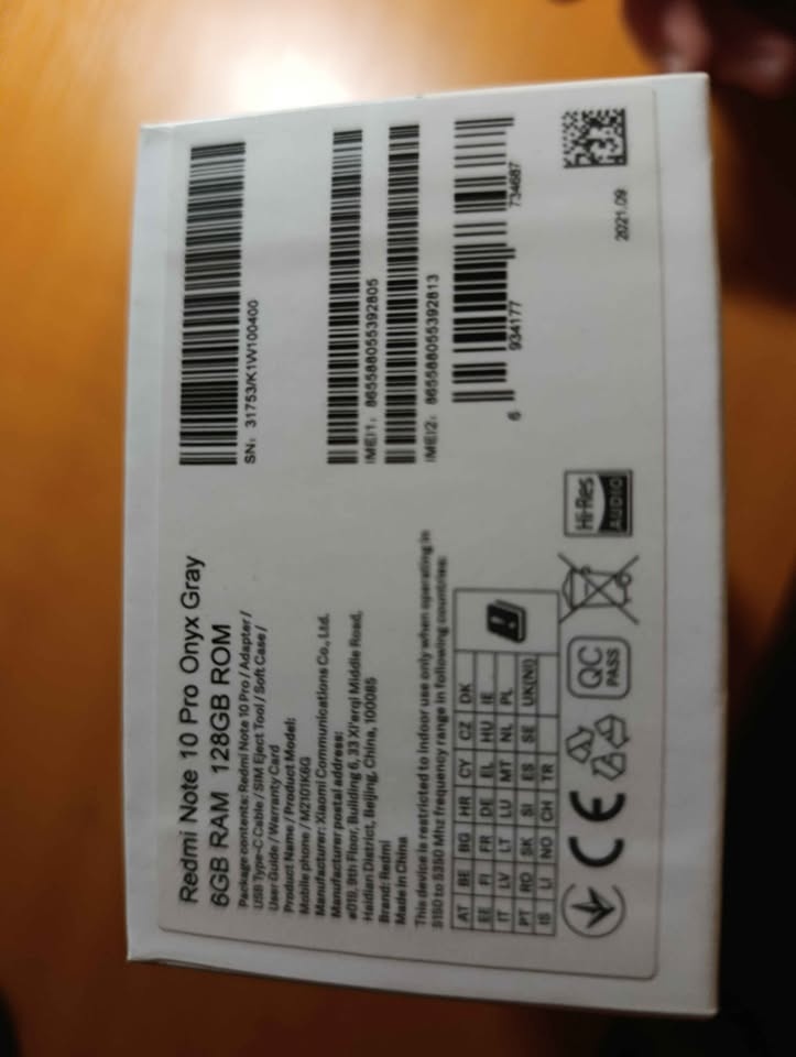 Xiaomi Redmi Note 10 Pro 128gb - 4