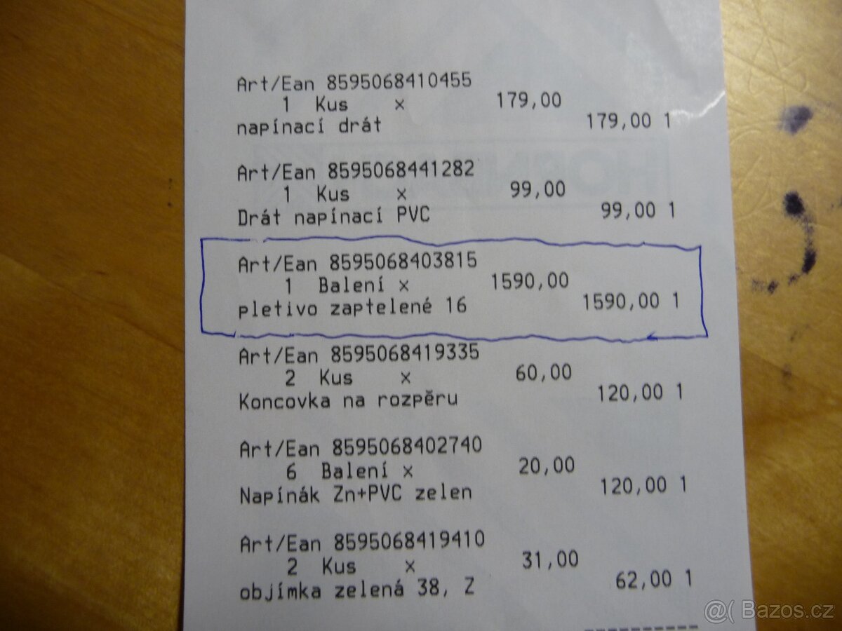 Prodám nový plot 160 cm výška, délka 15 metrů - 4