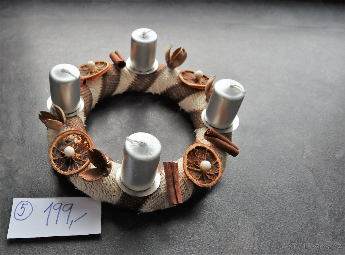 vánoční dekorace VÝPRODEJ, cena za vše - 4