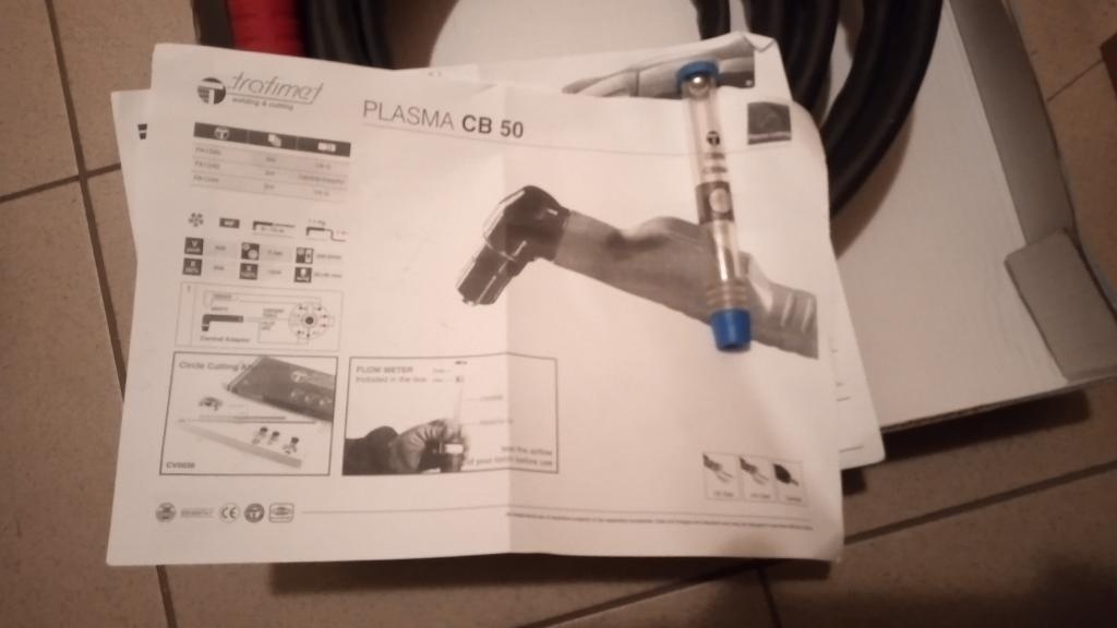 Plazmový hořák TRAFIMET CB 50 - 6 m, nový - 4