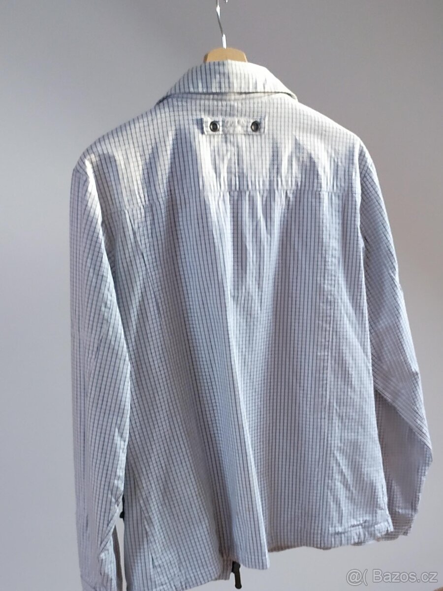 Bílo-modrá bunda na jaro/podzim vel. 38 - 4