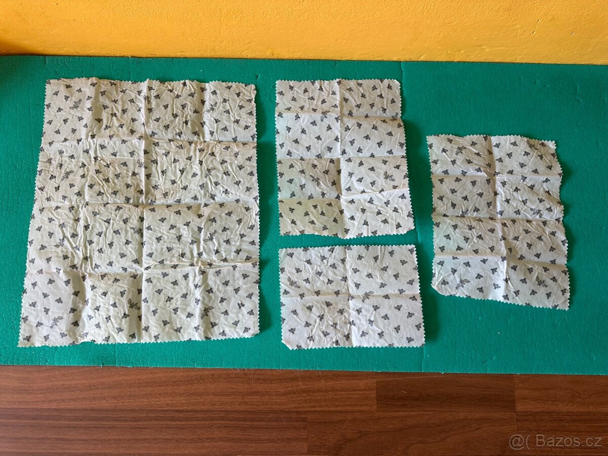 Sada voskových ubrousků (včelí vosk) - 4