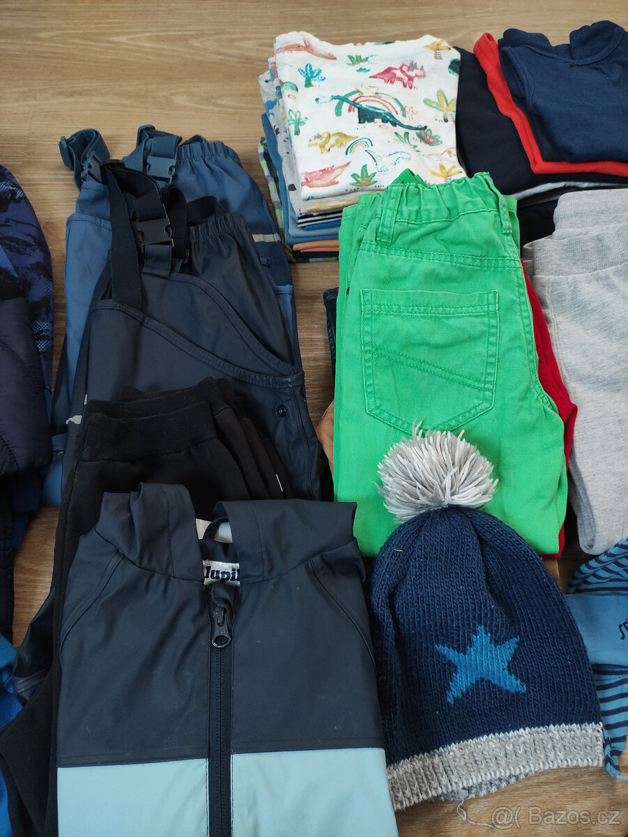 Prodám set chlapeckého oblečení /vel.110-116/ 65ks oblečení - 4