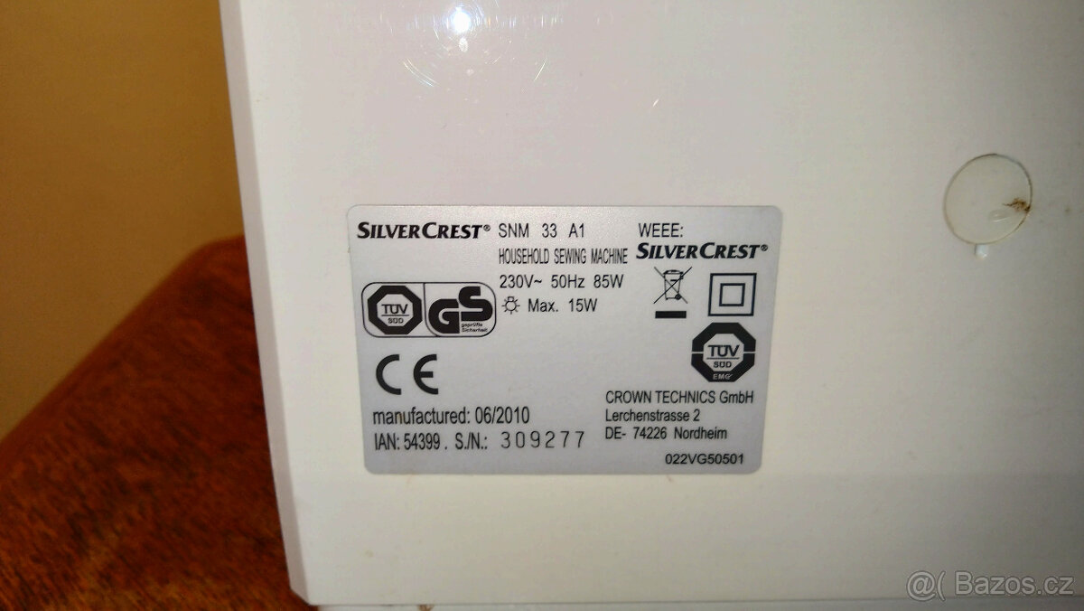 Šicí stroj SILVERCREST 33 C1 - 4