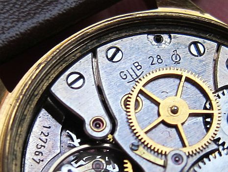 Německé hodinky GUB GLASHÜTTE Q1 A.Lange&Söhne cal.28 + box - 4