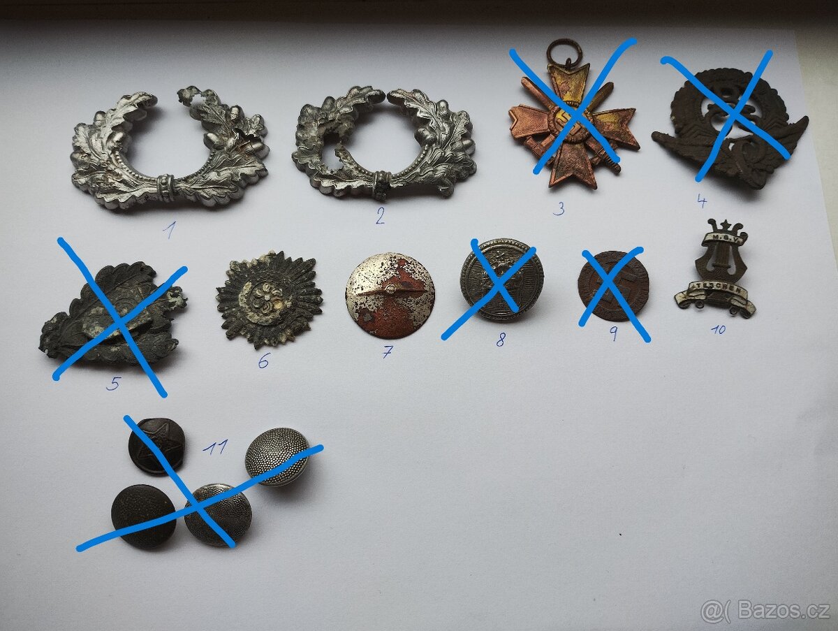 Prodám nálezy s detektorem kovu a nálezy z půdy wehrmacht - 4