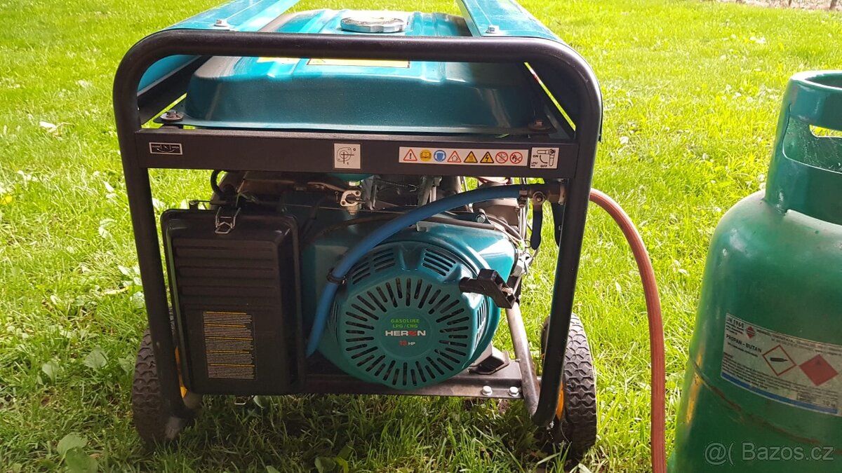 Elektrocentrála Heron LPG/benzín - 4