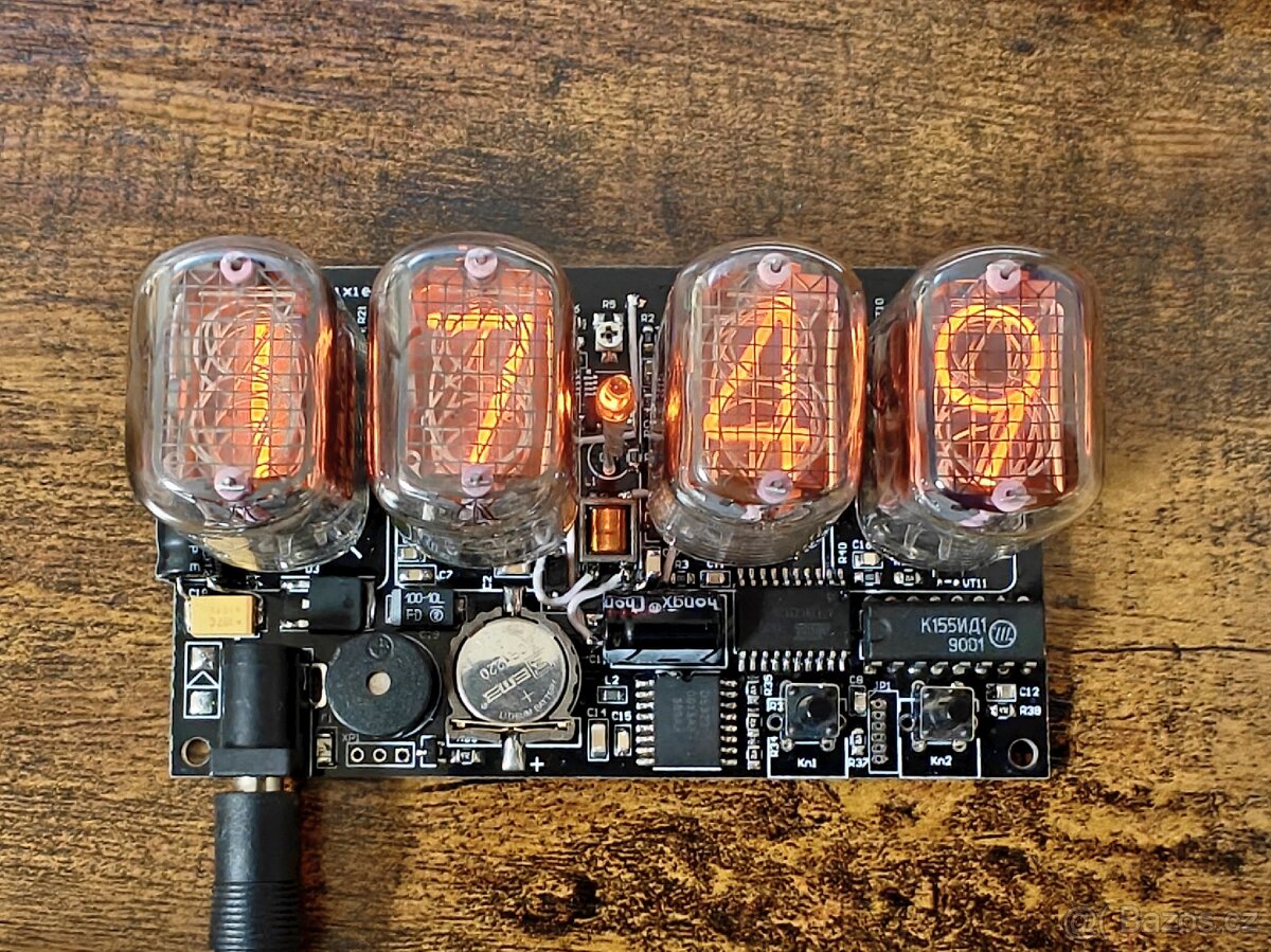 Modul digitronových hodin 4x IN12 - 4