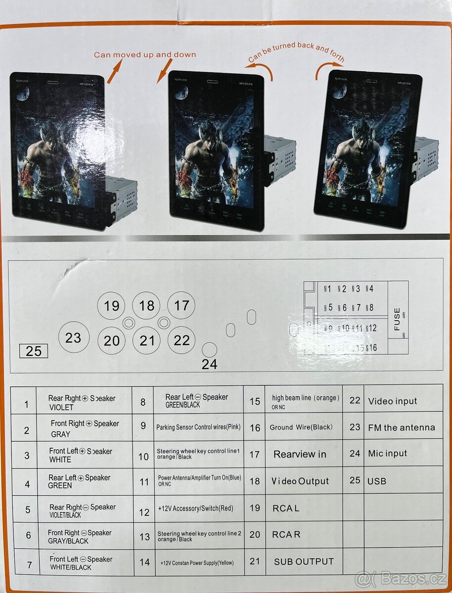 1 din autoradio 9,5’ display - 4