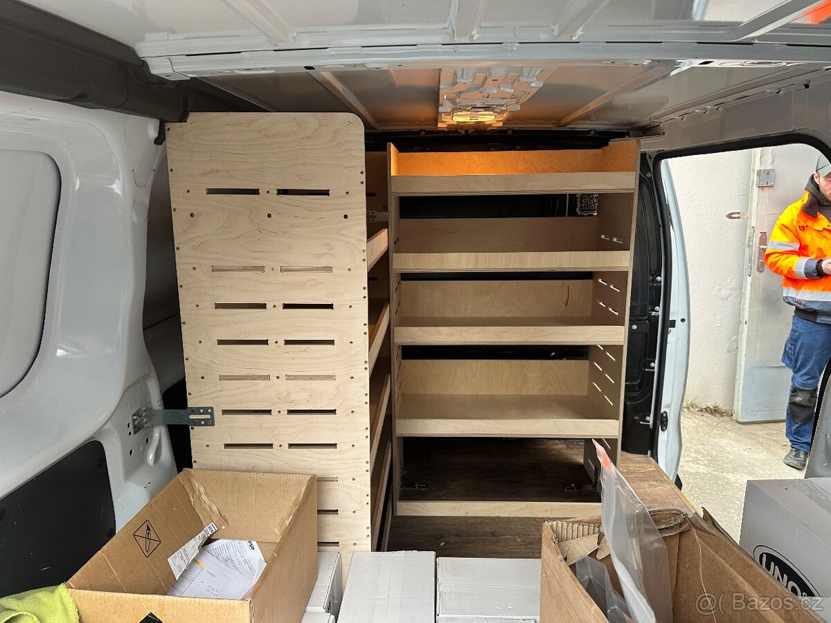 Regály, vestavba do Dodávky,furgon, CNC - 4