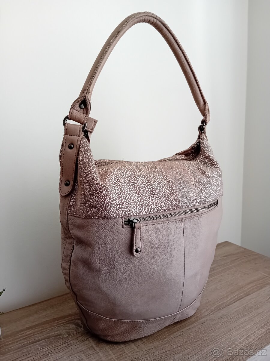 FredsBruder dámská luxusní hobo kabelka kožená - 4