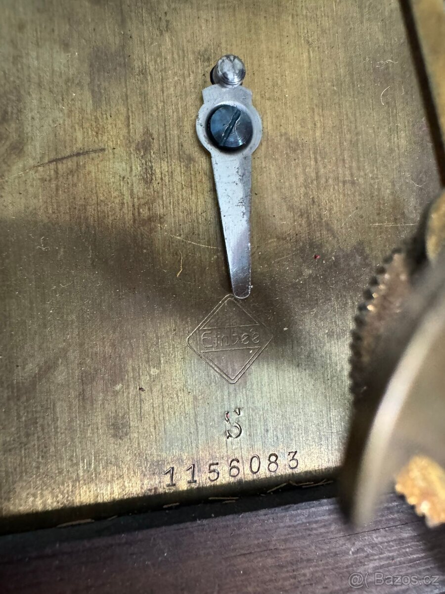 Hodiny Embee, starožitné stojací kyvadlové hodiny - 4