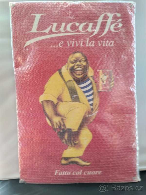 Lucaffe šálky porcelán, sklo, reklamní cedule - 4